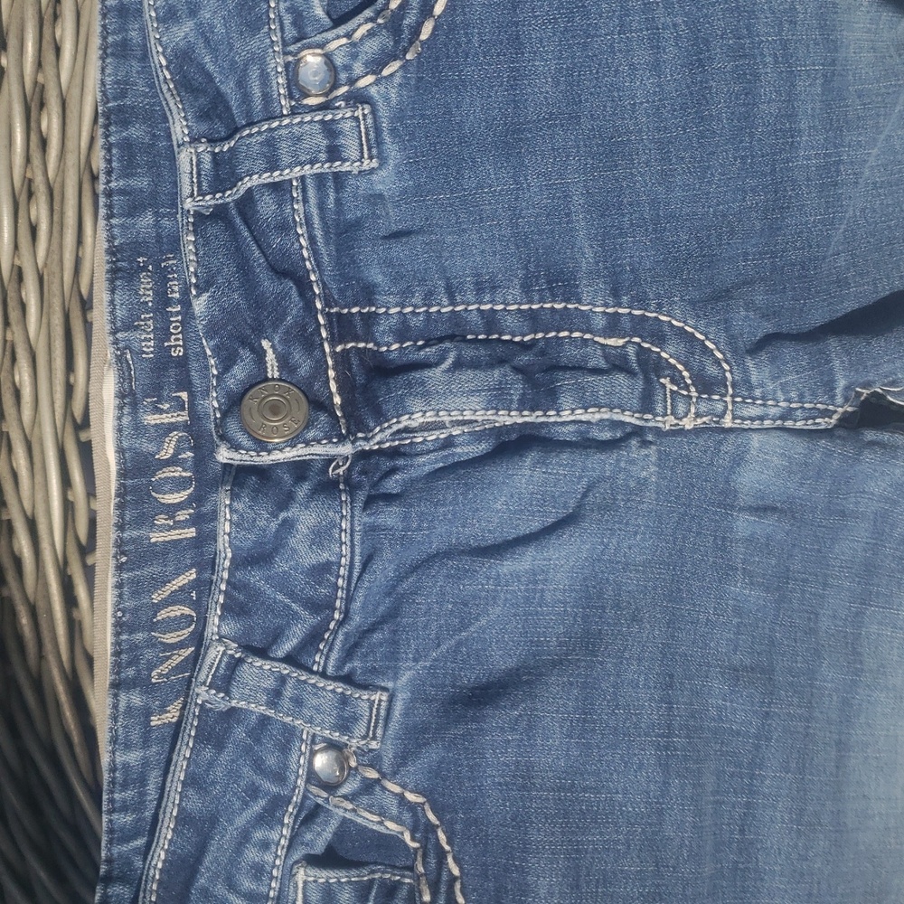 💙KNOX ROSE Rhinestone Shorts - Picture 6 of 10